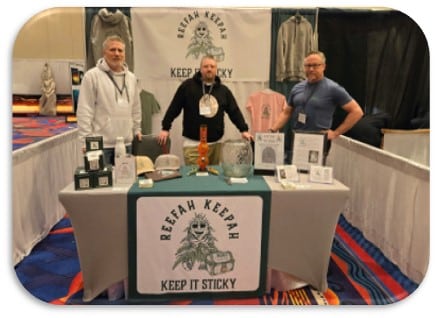 Reefah Keepah Founders at Trade Show